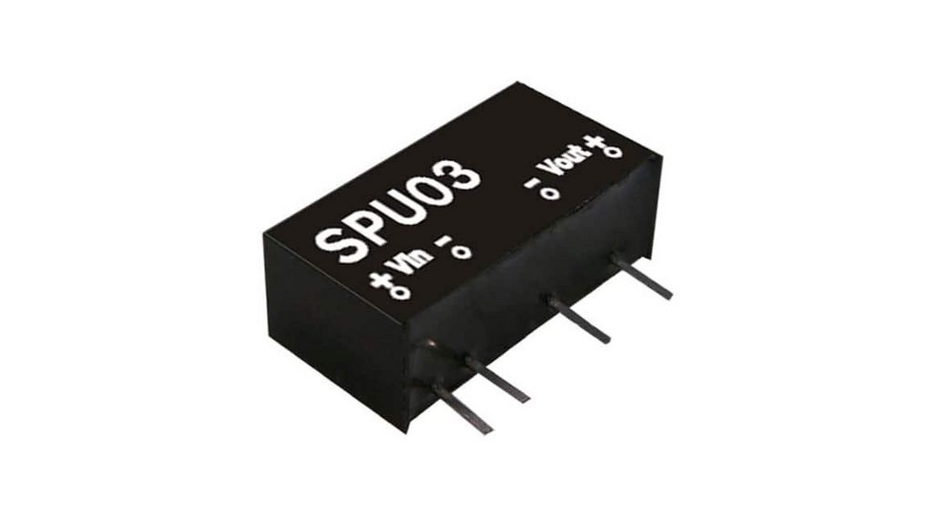 SPU03L12 MEAN WELL DC/DCWandler 4.5 5.5V 12V 250mA 3W Distrelec Schweiz